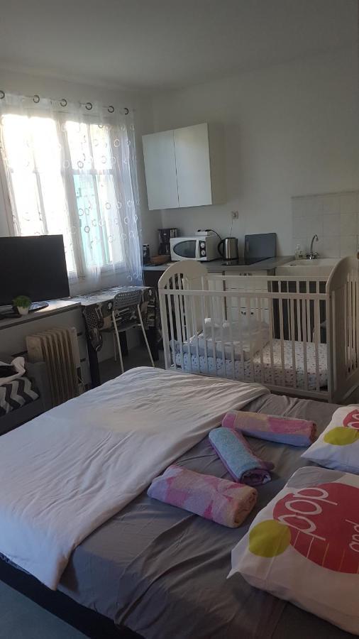 Studio Pour 3 Personnes Au Calme Dans Villa นีซ ภายนอก รูปภาพ